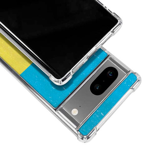 Ukraine Flag Distressed Google Pixel 8 Clear Case